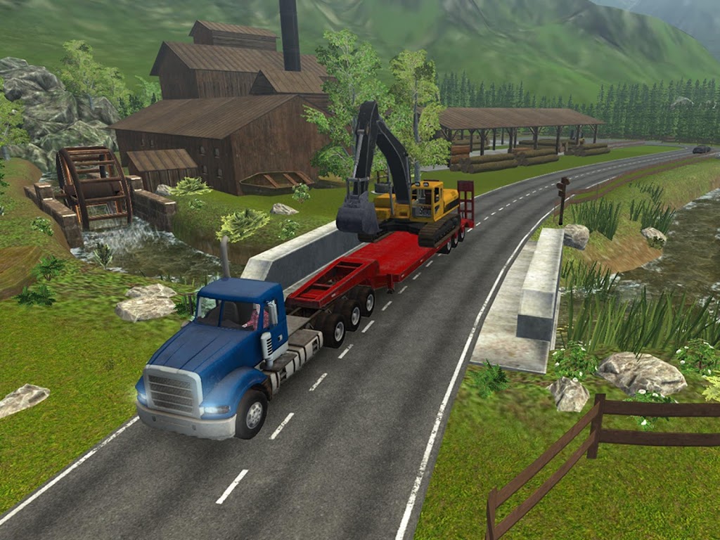 Segundo screenshot do jogo Construction Simulator PRO com vista geral da obra
